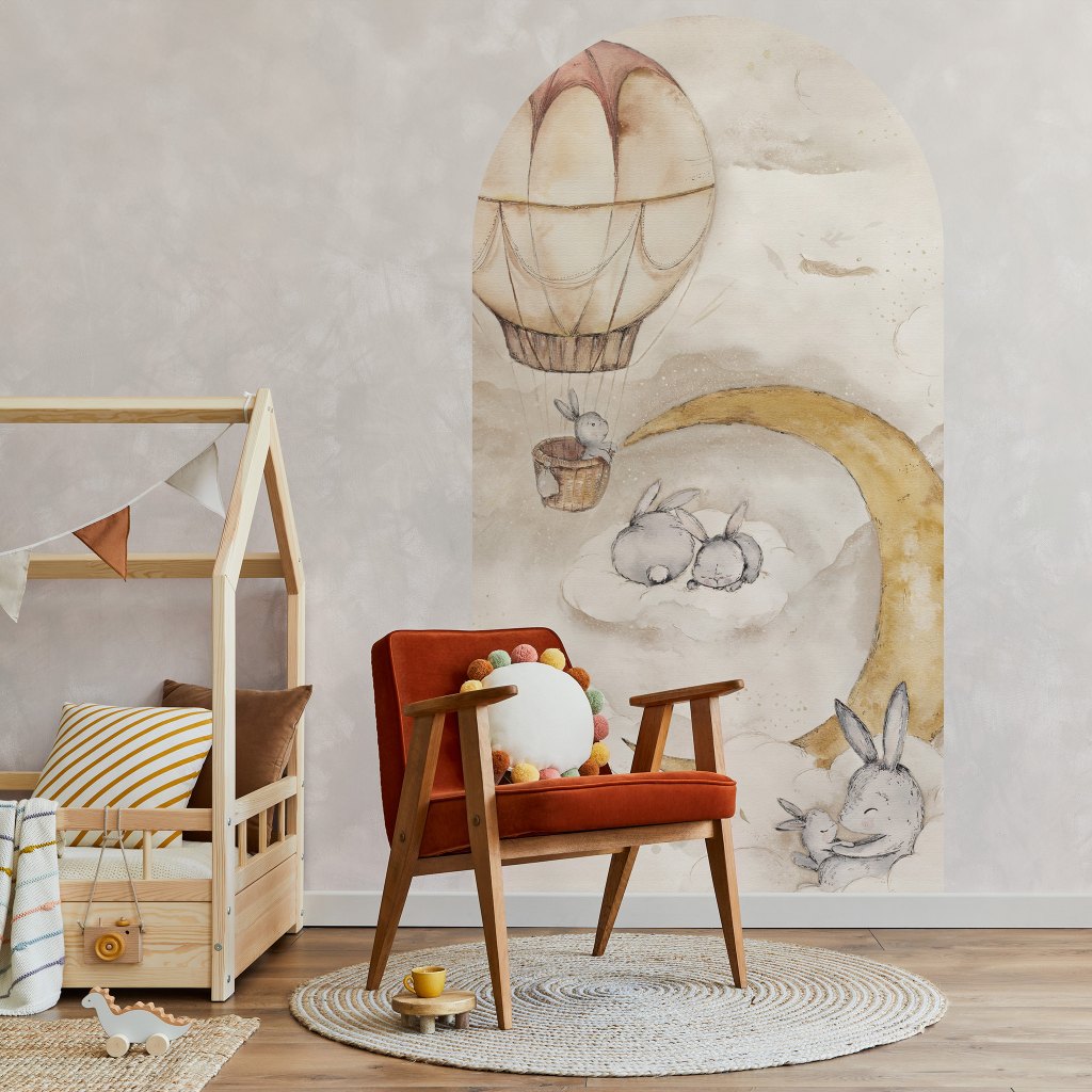 Moonie Beige – Tapeta Łuk Standard