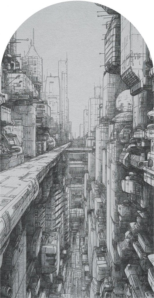 Cyber City – Tapeta Łuk Standard