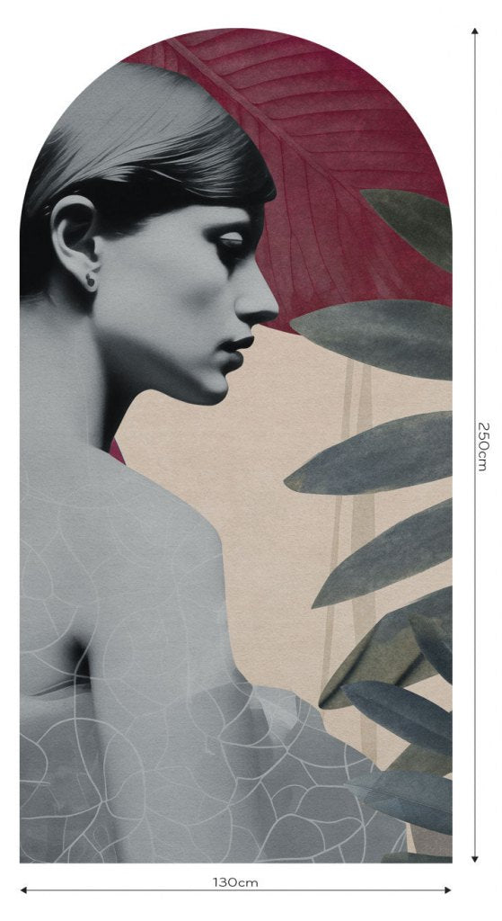 Onna Burgundy – Tapeta Łuk Standard