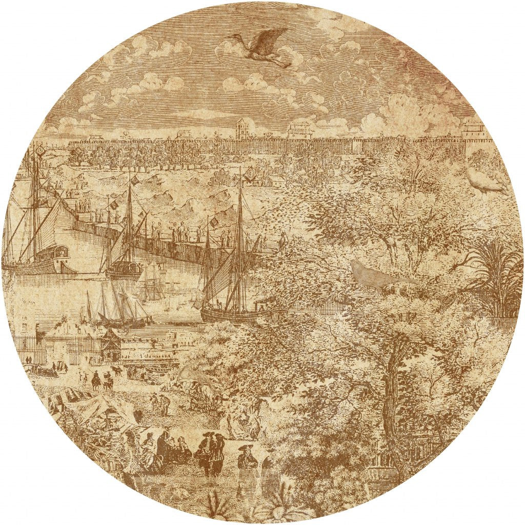 Gulliver Rust II – Tapeta Koło Standard