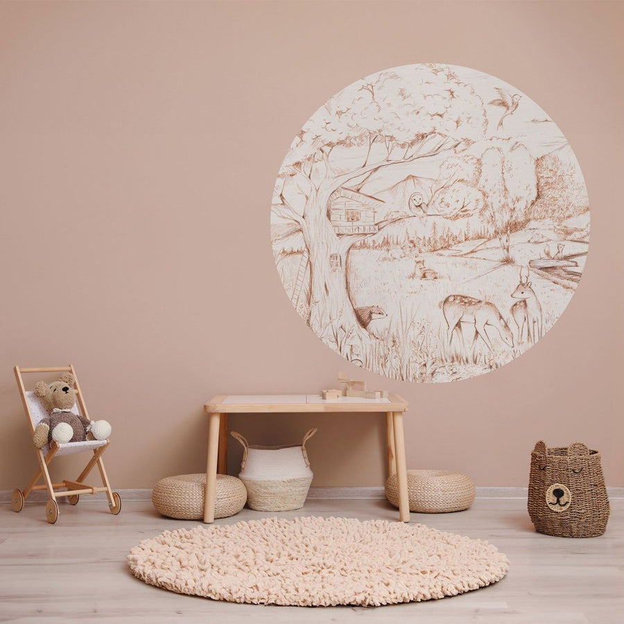 Elliot – Tapeta Koło Standard