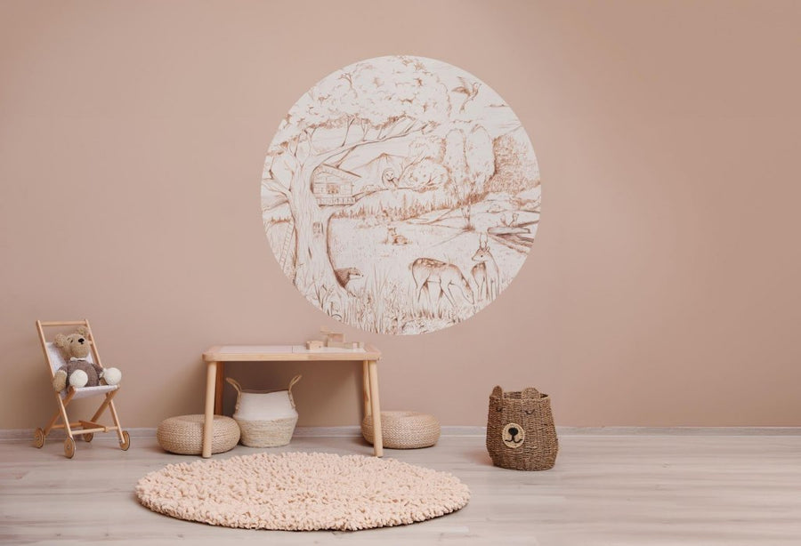 Elliot – Tapeta Koło Standard