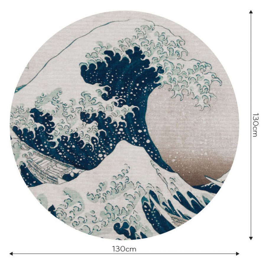 Hokusai – Tapeta Koło Standard