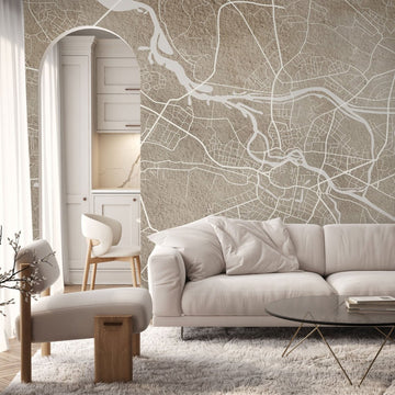 Breslau Beige – Tapeta w rolkach