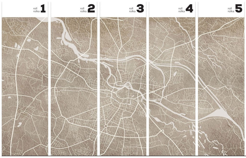 Breslau Beige – Tapeta w rolkach