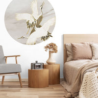 Ivory Tsuru – Tapeta Koło Standard