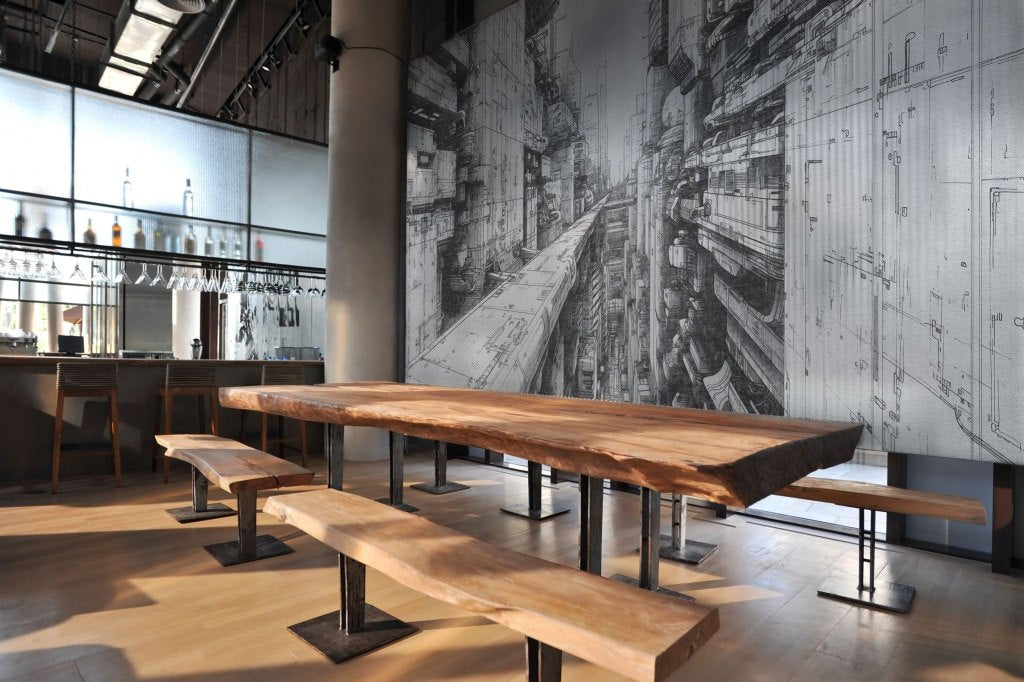 Cyber City – Tapeta na wymiar