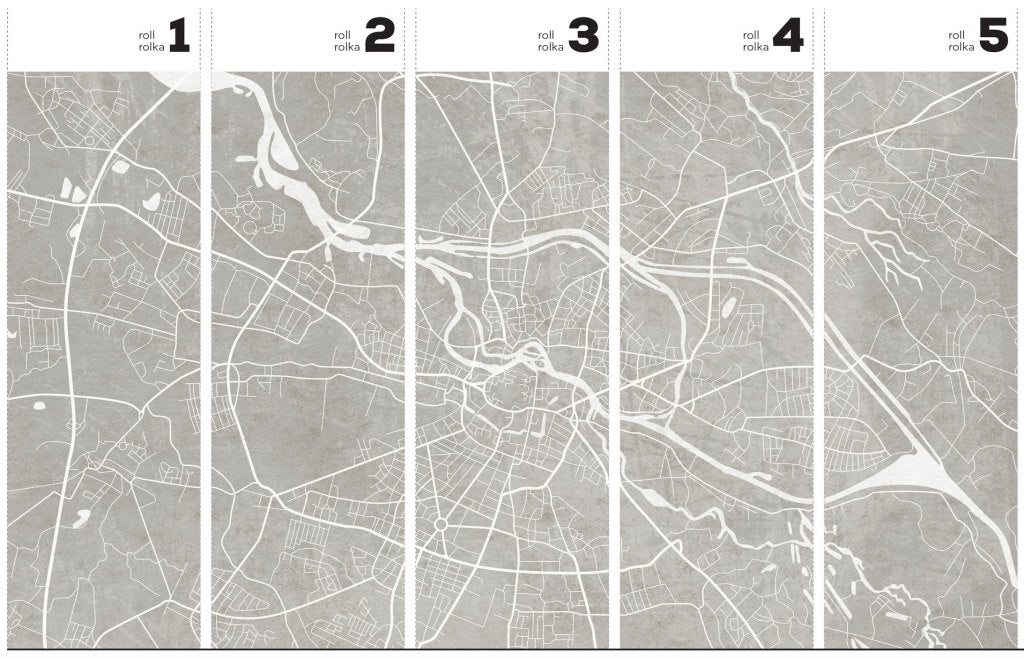 Breslau Grey – Tapeta w rolkach