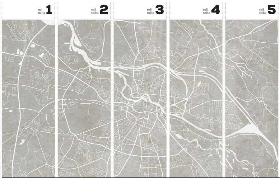 Breslau Grey – Tapeta w rolkach