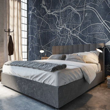 Breslau Blue – Tapeta w rolkach