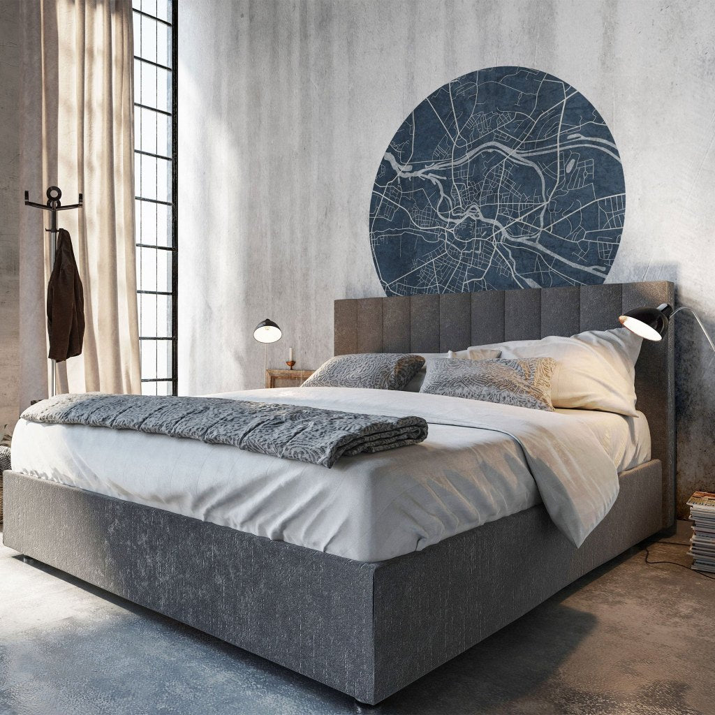 Breslau Blue – Tapeta Koło Standard