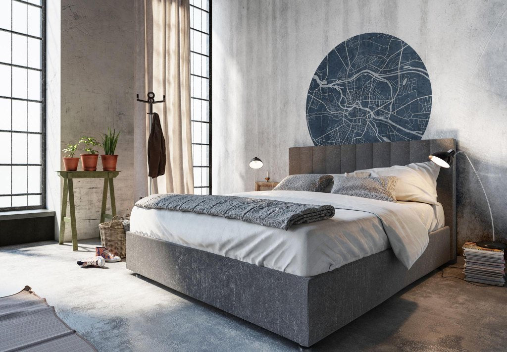 Breslau Blue – Tapeta Koło Standard