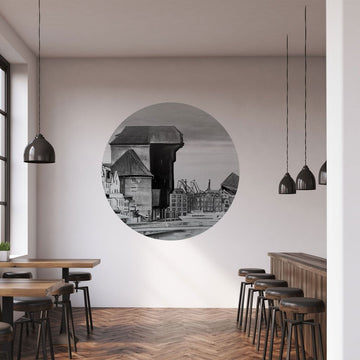 Crane – Tapeta Koło Standard