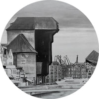 Crane – Tapeta Koło Standard