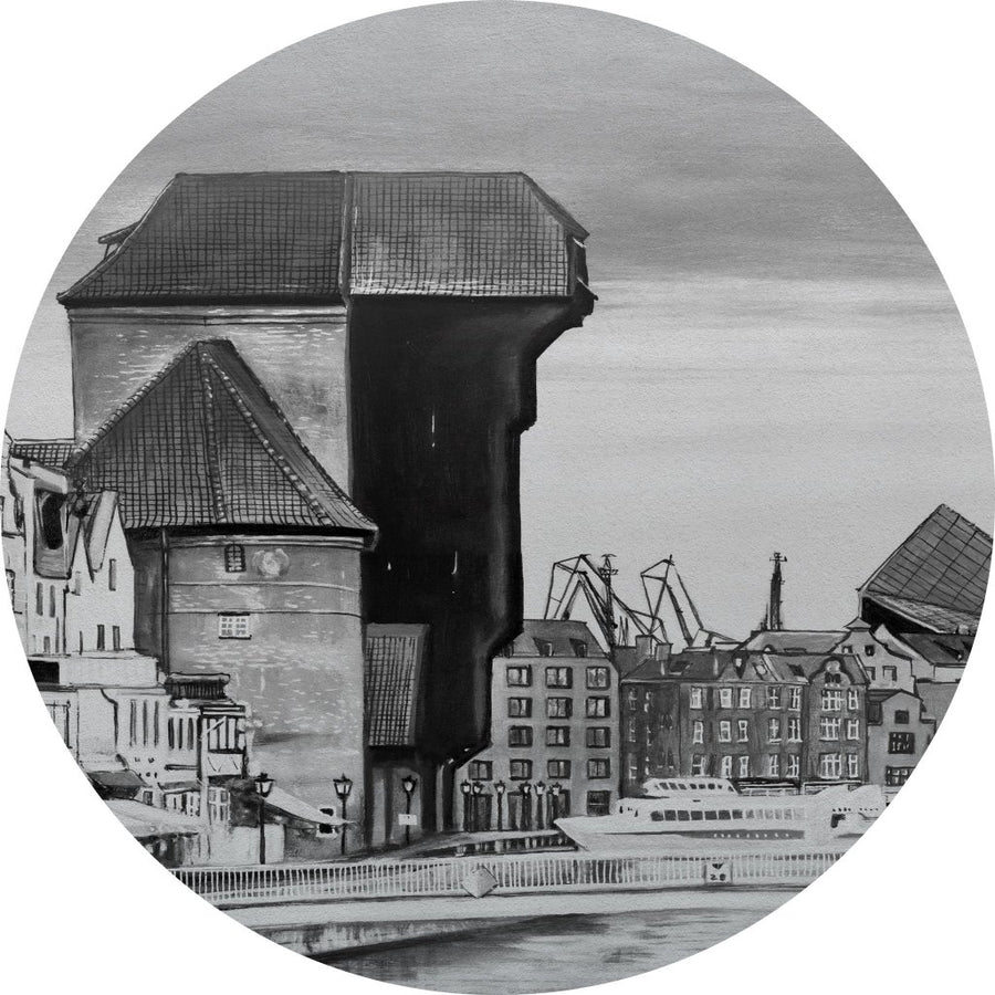 Crane – Tapeta Koło Standard