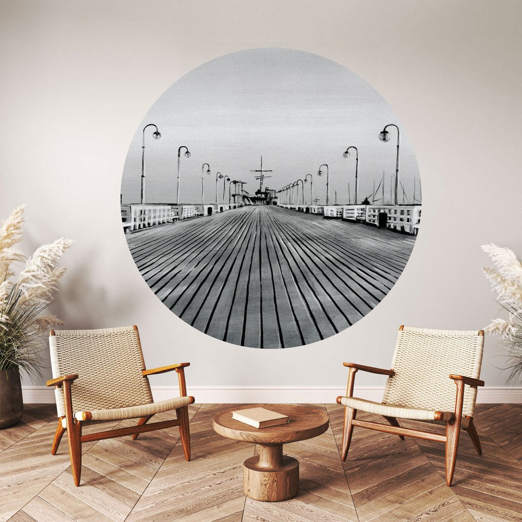 Molo – Tapeta Koło Standard