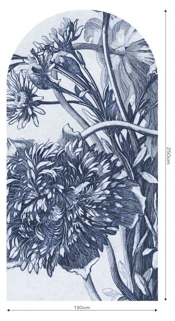 Blue Flower – Tapeta Łuk Standard