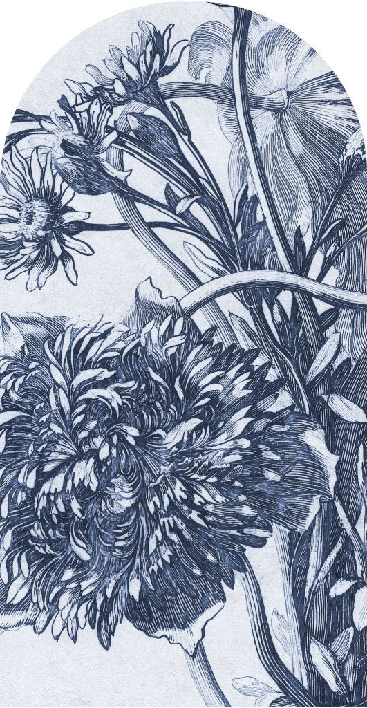Blue Flower – Tapeta Łuk Standard