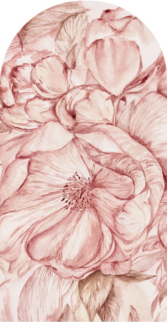 Brassica Pink – Tapeta Łuk Standard