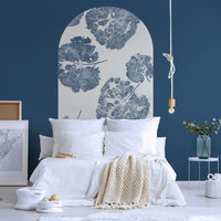 Foglia Navy – Tapeta Łuk Standard