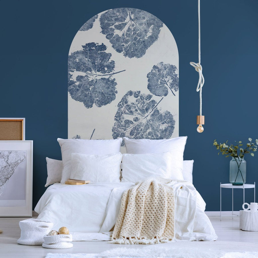 Foglia Navy – Tapeta Łuk Standard