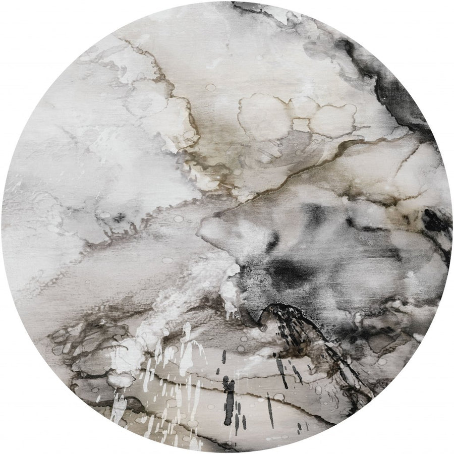 Lago Beige and Grey – Tapeta Koło Standard