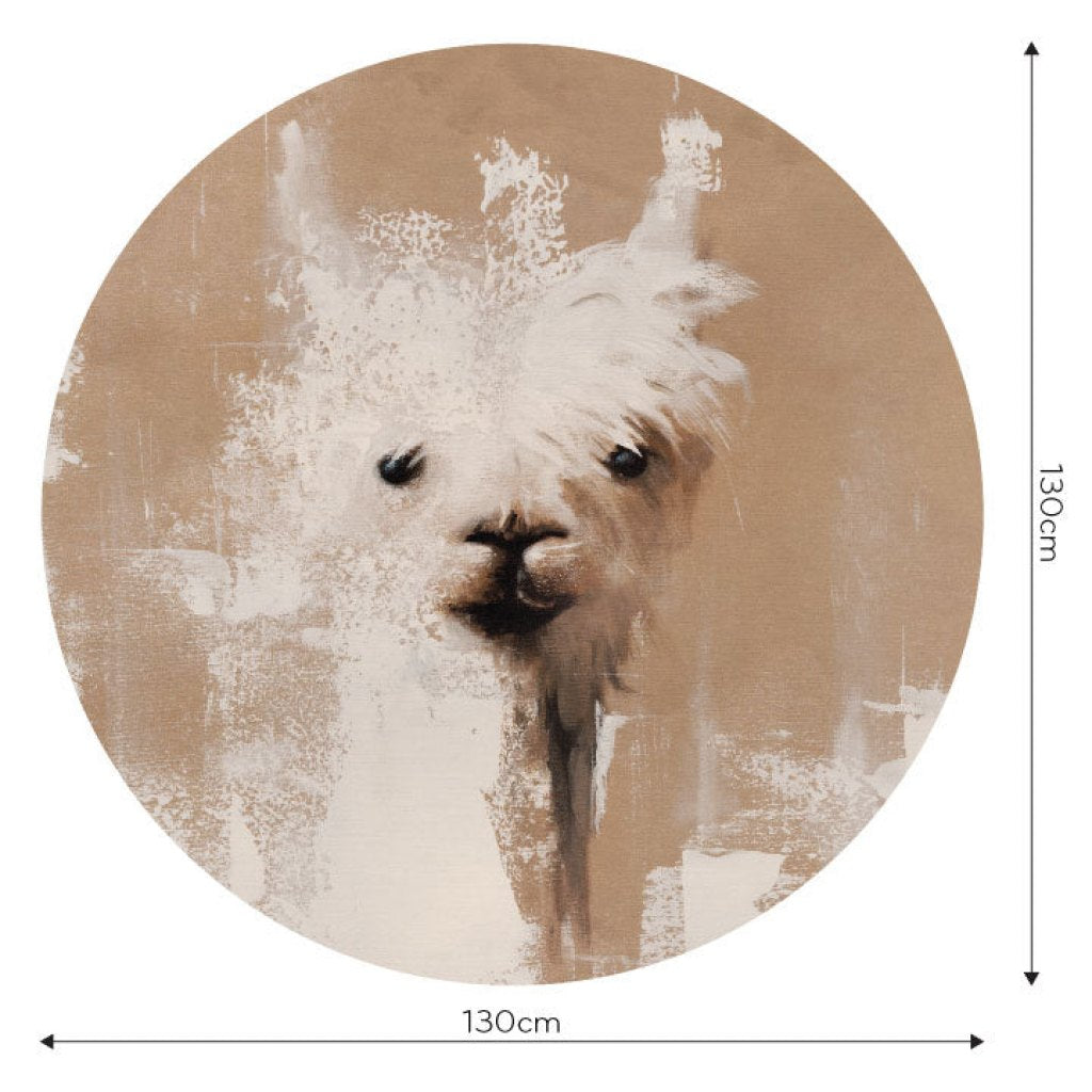 Lama – Tapeta Koło Standard
