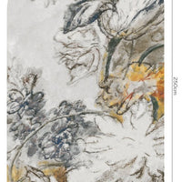 Grey Classic Flower – Tapeta Łuk Standard