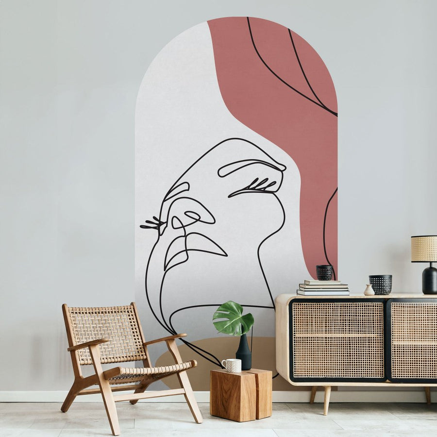 Layla Maroon – Tapeta Łuk Standard