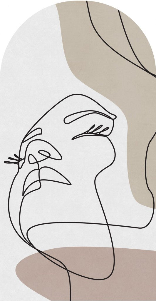 Layla Taupe – Tapeta Łuk Standard