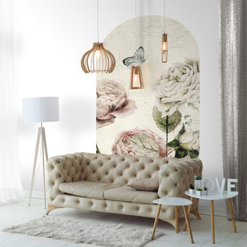 Roses Dream White – Tapeta Łuk Standard