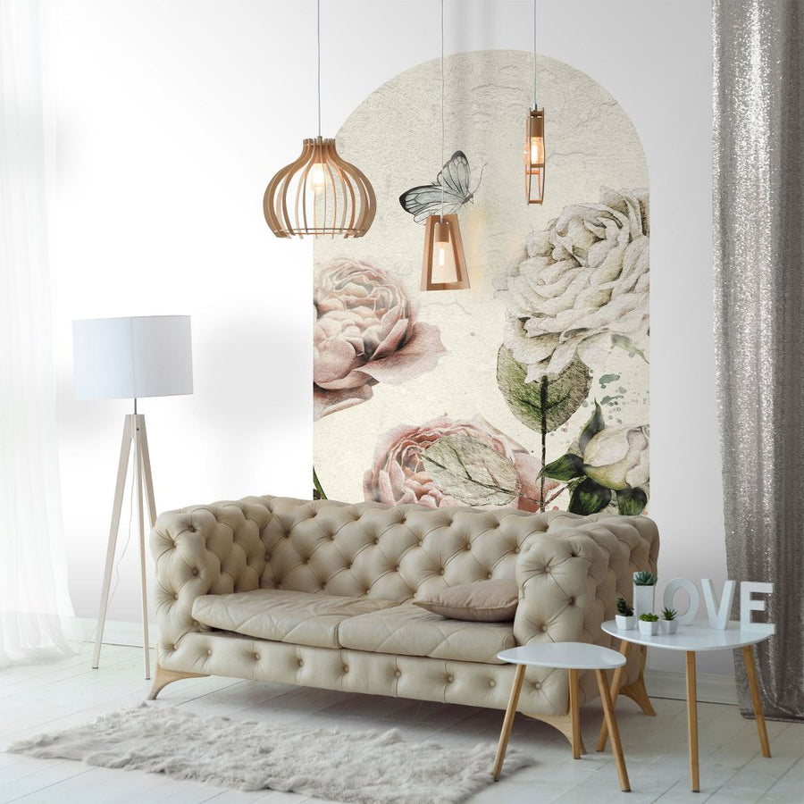 Roses Dream White – Tapeta Łuk Standard