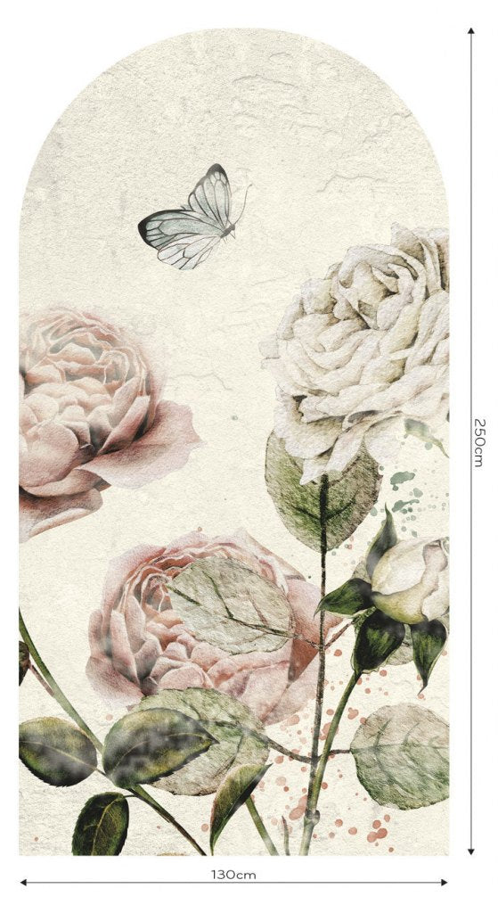 Roses Dream White – Tapeta Łuk Standard