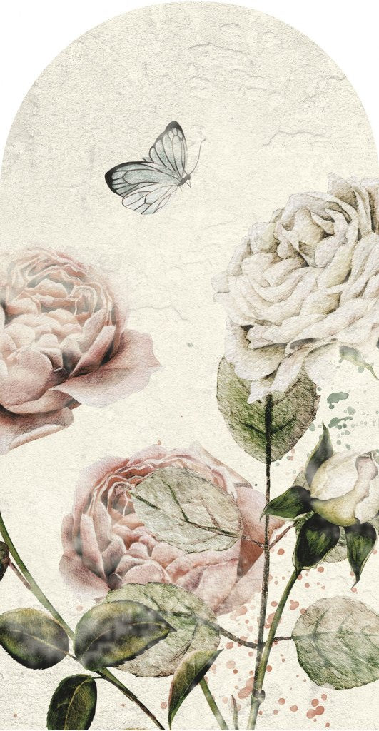 Roses Dream White – Tapeta Łuk Standard