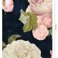 Roses Dark Blue – Tapeta Łuk Standard