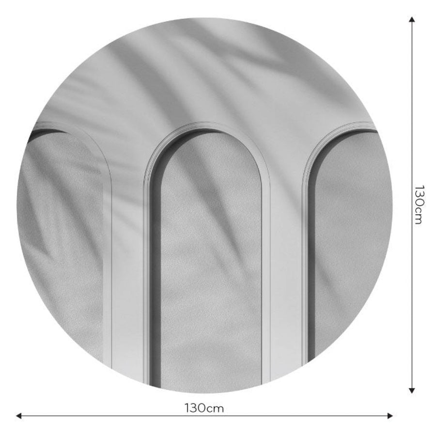 Libra Light Grey – Tapeta Koło Standard