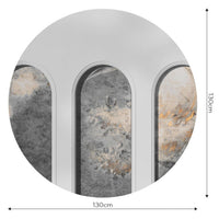 Libra Light Grey Harmony Ash – Tapeta Koło Standard