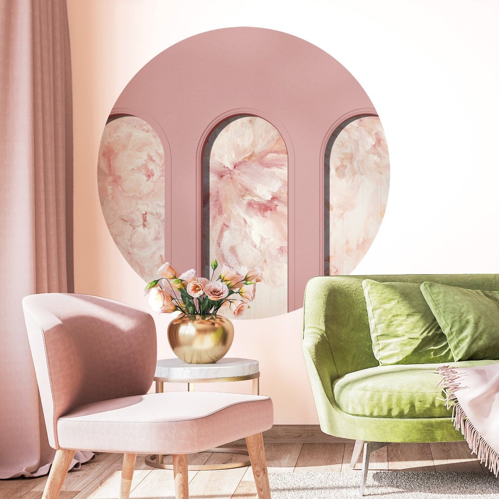 Libra Pink Prosecco – Tapeta Koło Standard