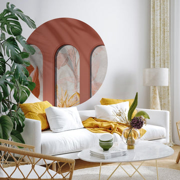 Libra Rainforest Rust – Tapeta Koło Standard