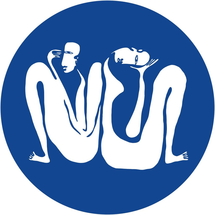 Couple Cobalt – Tapeta Koło Standard