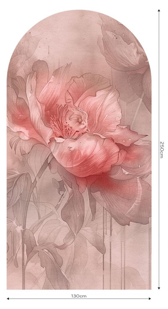 Papaveri Mocha – Tapeta Łuk Standard