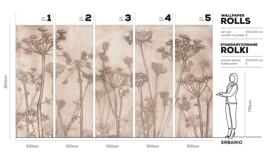 Erbario – Tapeta w rolkach