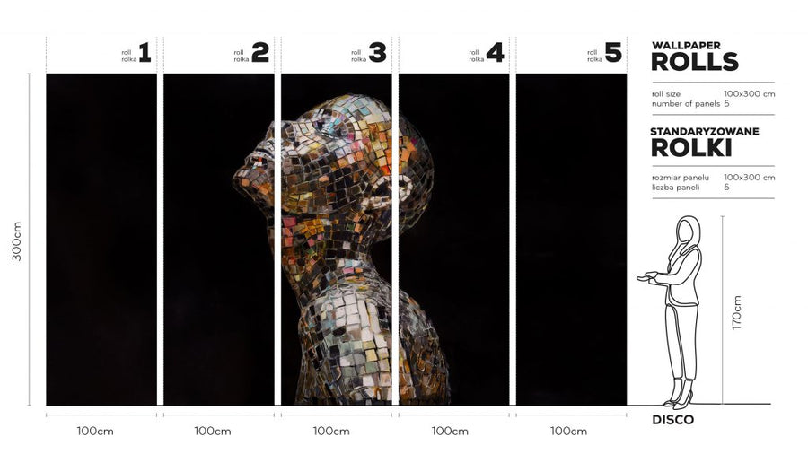 Disco – Tapeta w rolkach