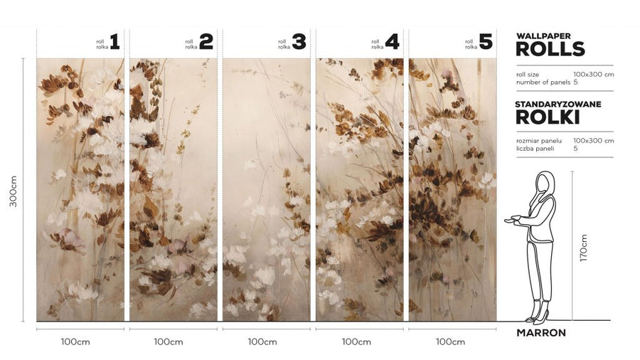 Marron – Tapeta w rolkach