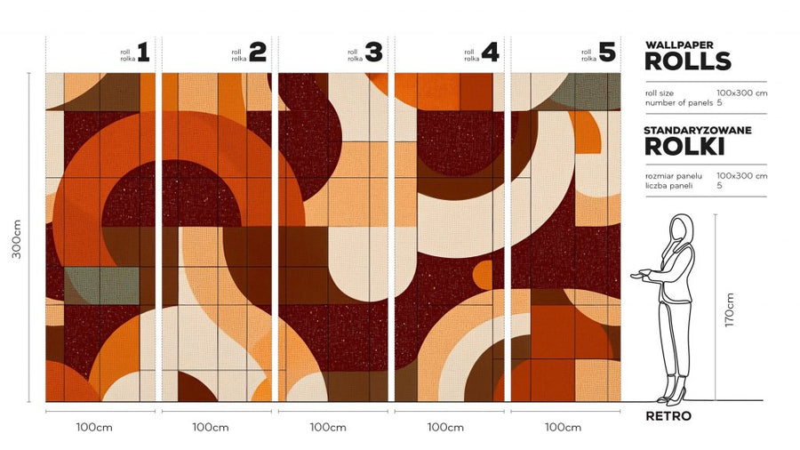 Retro – Tapeta w rolkach
