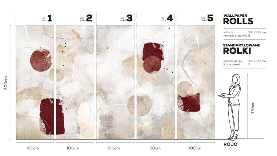 Rojo – Tapeta w rolkach