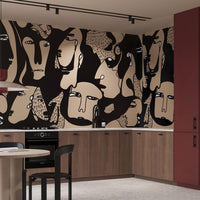 Faces – Tapeta w rolkach