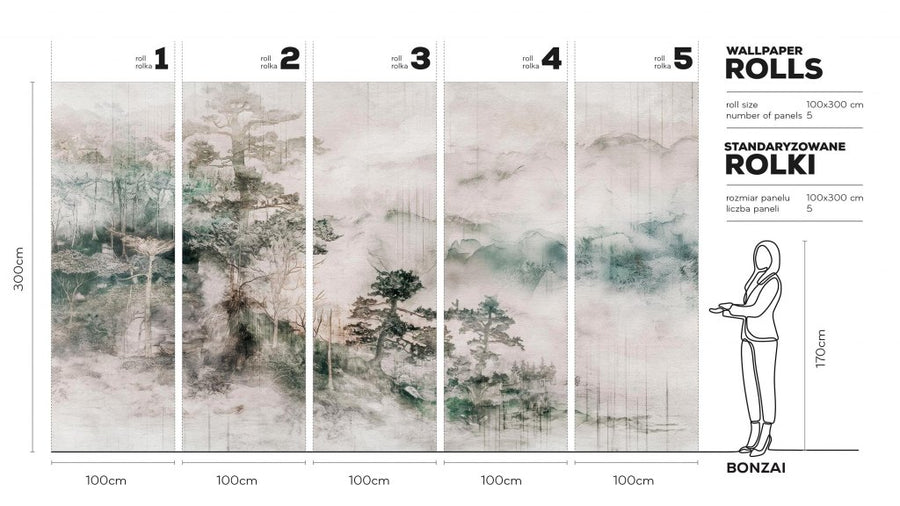 Bonzai – Tapeta w rolkach