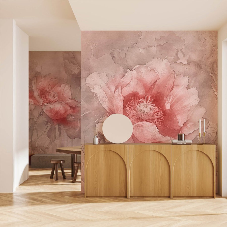 Papaveri Mocha – Tapeta w rolkach