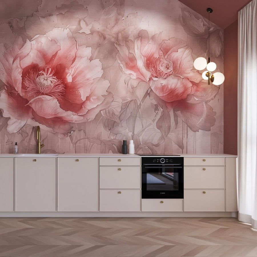 Papaveri Mocha – Tapeta w rolkach